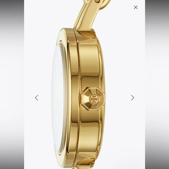 TORY BURCH GIGI BANGLE WATCH, MULTI-COLOR/GOLD-TONE, 27 MM Interchangeable Bands - Picture 6 of 14